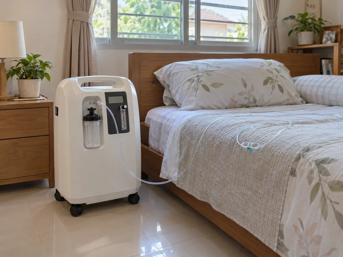 เช่าเครื่องผลิตออกซิเจน 5 ลิตร KIN HomeCare | Oxygen concentrator rental