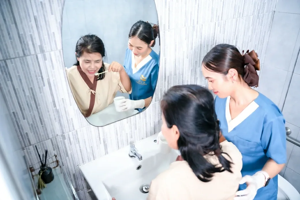 ห้องพักผู้สูงอายุระยะยาว สะอาดอบอุ่น ศูนย์ฟื้นฟูคิน KIN