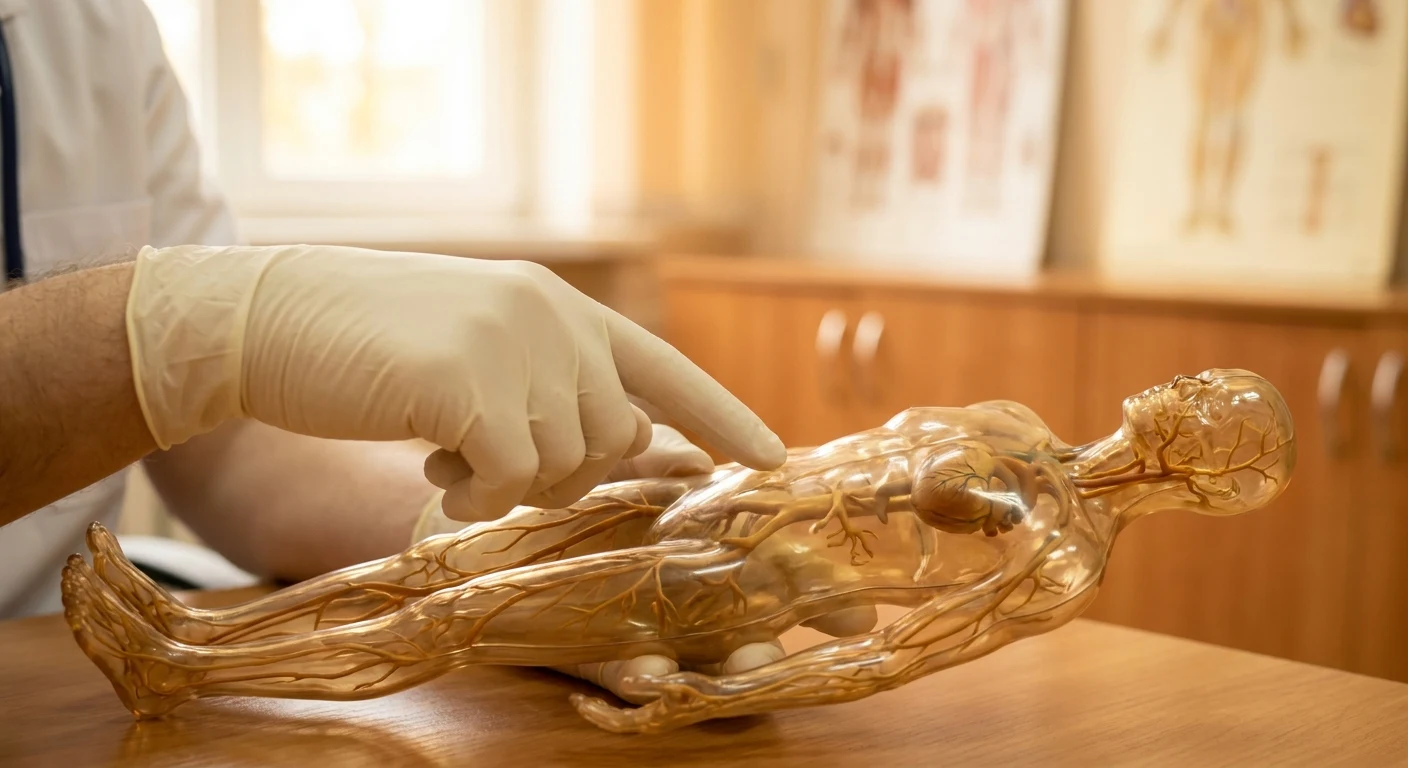 แพทย์ชี้แบบจำลองระบบหลอดเลือดร่างกาย Atherosclerosis หัวใจ สมอง ขา KIN