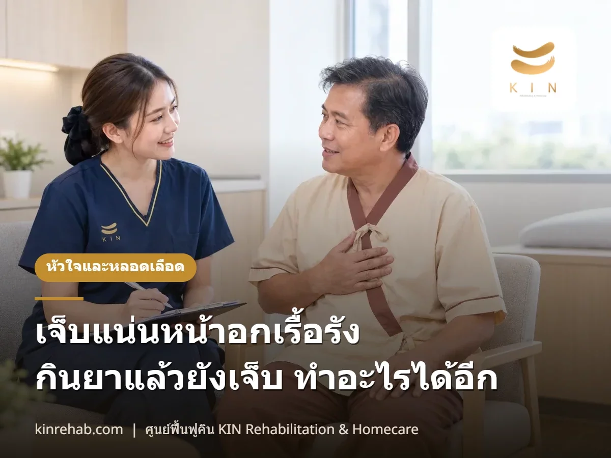 เจ็บแน่นหน้าอกเรื้อรัง รักษาด้วยยาแล้วยังเจ็บ มีทางเลือกอะไรบ้าง