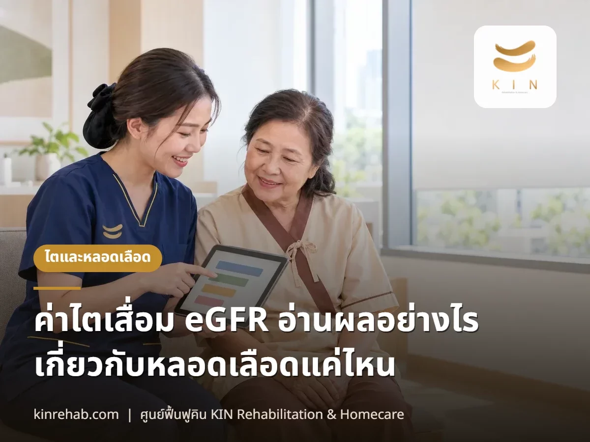 ค่าไตเสื่อม eGFR อ่านผลเลือดอย่างไร และเกี่ยวกับหลอดเลือดอย่างไร